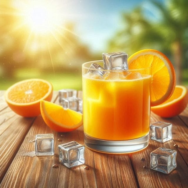 Freshly Squeezed Orange Juice.