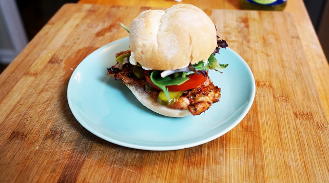 B30. Grilled Chicken Breakfast Combo.