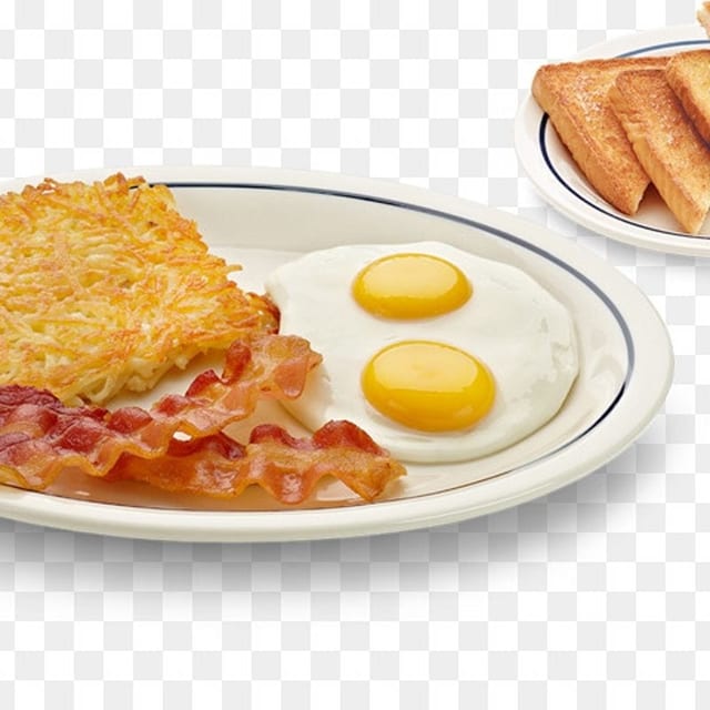 B34. Bacon and Cheese Omelet.