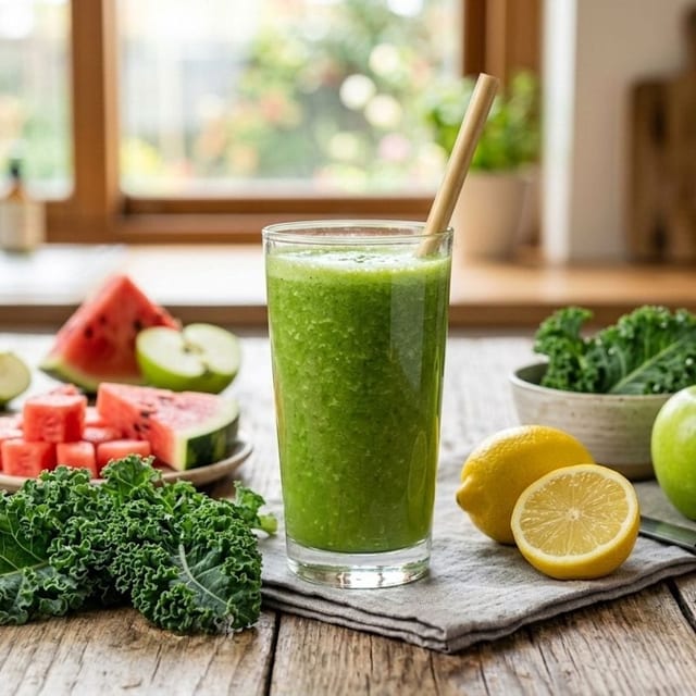 F4. Refreshing Kale Juice.