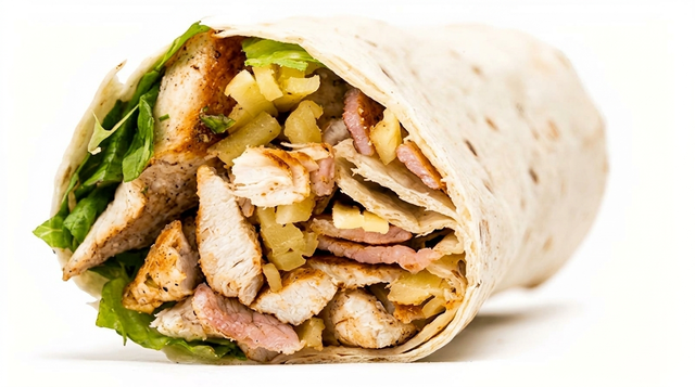 W5. Chicken Caesar Wrap.