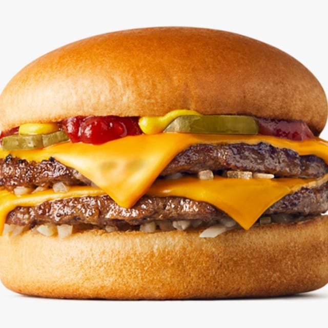 Double Cheese Burger.