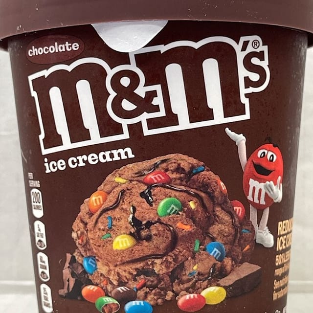 M&M Ice Cream 16 FL OZ.