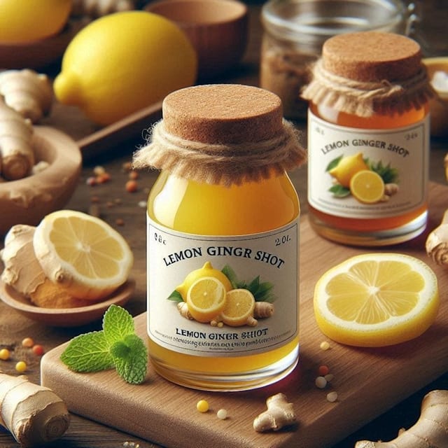 Lemon Ginger Shot.