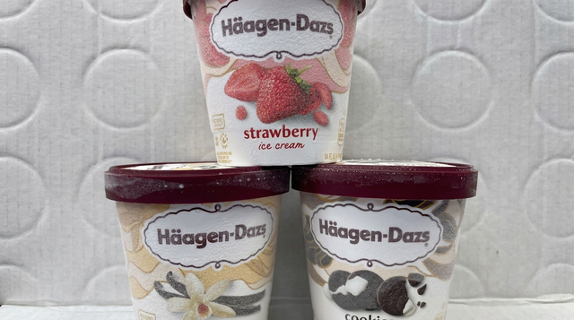 Häagen-Dazs Ice Cream Pint.